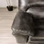 Fauteuil inclinable et oscillant gris foncé