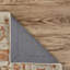 Tapis orange / beige en laine naturelle fait à la main Vintage Medallion-53425067