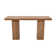 Firdows Modern Rustic 58" Solid Wood Double Pedestal Console Sofa Table With Butterfly Joint Inlay