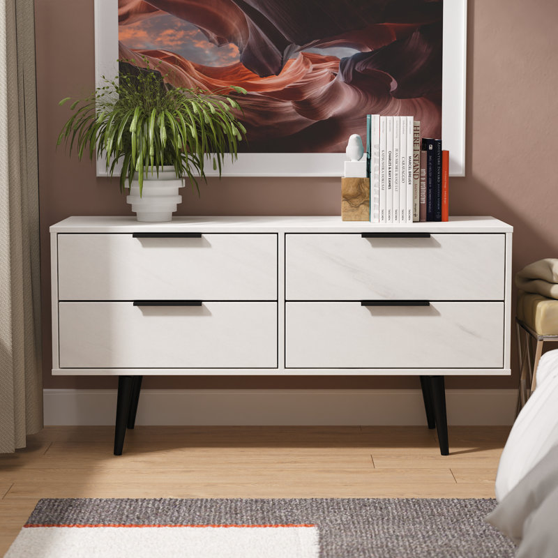 Turah 115cm W 4 - Drawer Chest of Drawers