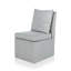 Chaise d'appoint à roulettes Wrentham Burney-1168949019