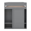 Lit mezzanine double avec placards et bureau-1955112940