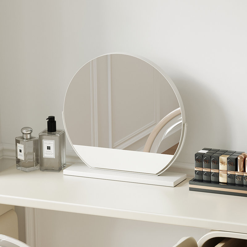 Commode extensible papillon beige - Miroir