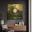 «One Starry Night in Paris» par Paula Belle Flores, art mural en métal doré, 36 po x 36 po-133533460