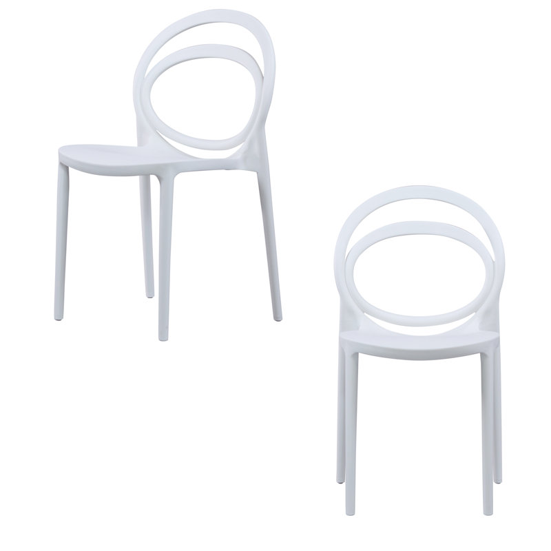 Kendrah 17.5'' H Side Chair, White