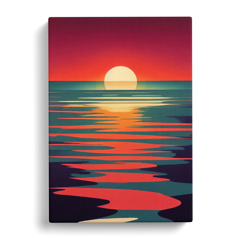 Avari Sunset Scandinavian Vol.1 - Wrapped Canvas, 76cm H x 50cm W