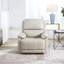 Musso Genuine Leather Dual-Power Glider Recliner