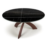 Entwine Chat Tables - Round Sintered Stone Top Table