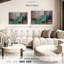«Elegant Blue Peacock» sur toile-1363455290