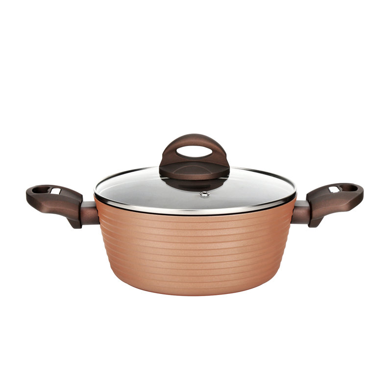2 pintes Nutrichef Marmite antiadhésive en aluminium avec couvercle