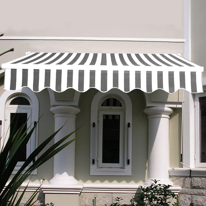 Dakota Fields 250cm W x 200cm D Retractable Patio Awning, Grey