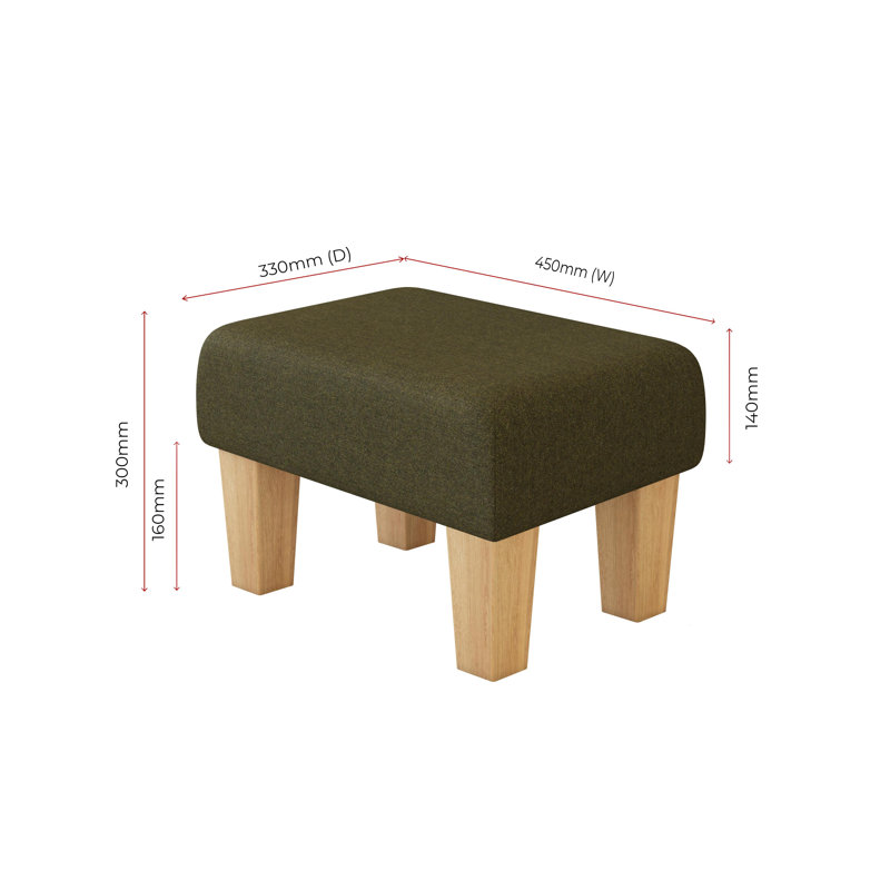Autryville Wood Contemporary Leg, Poz, Cyprus Green, Natural