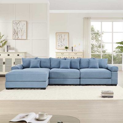Sofas with Movable Ottoman