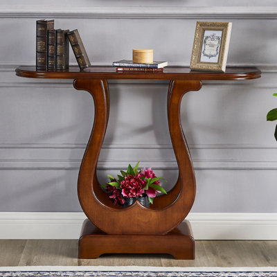 American style solid wood console table.