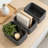 Woven Storage Baskets Set Of 3, Small Organizer Bins For Shelves And Closet, Decorative Rectangular Cube Bins For Home, Nursery, And Office Organization-1943671145