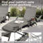 Ensemble de chaise longue en osier Burgunda-979505714
