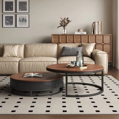 Nordic style modern simple coffee table set