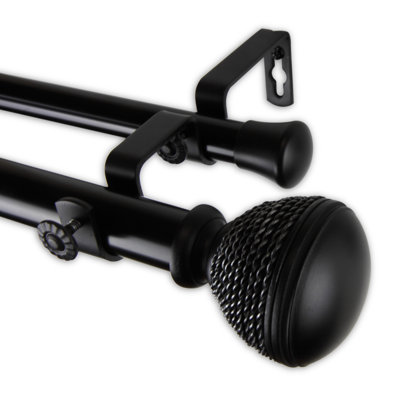 Camina Adjustable Double Curtain Rod