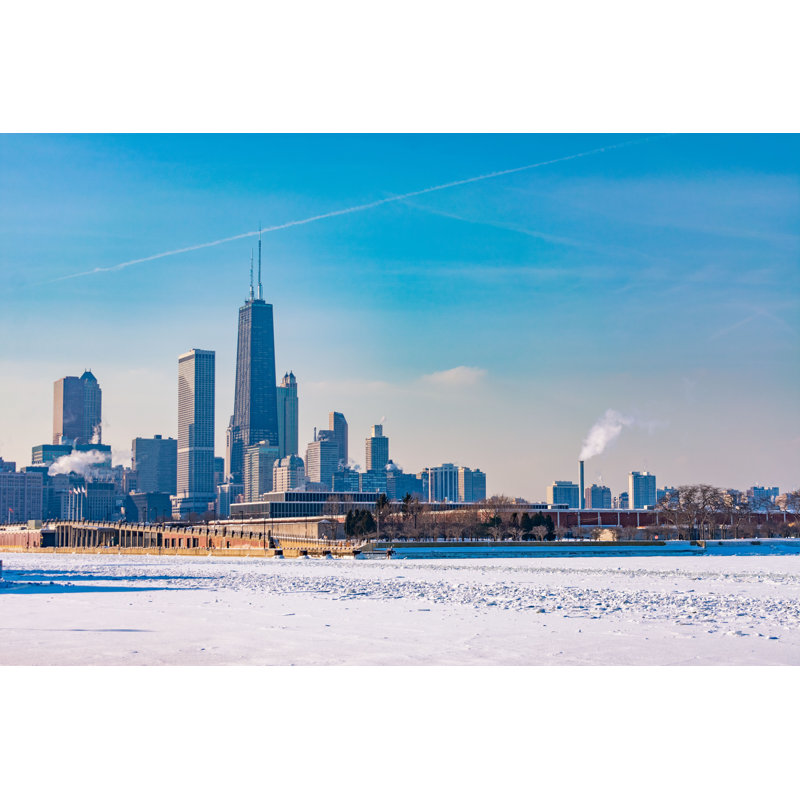 Chicago Skyline - Photographie sur toile tendue, H 8 po x l 12 po