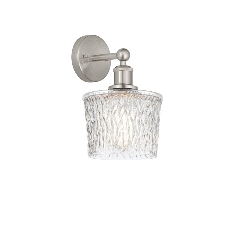 Feigin Armed Sconce, Brushed Satin Nickel