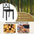 Ophelia & Co. Dining Chair Set Of 2 Kitchen Side Chairs With Rubber Wood Legs & Cross Back-849485627