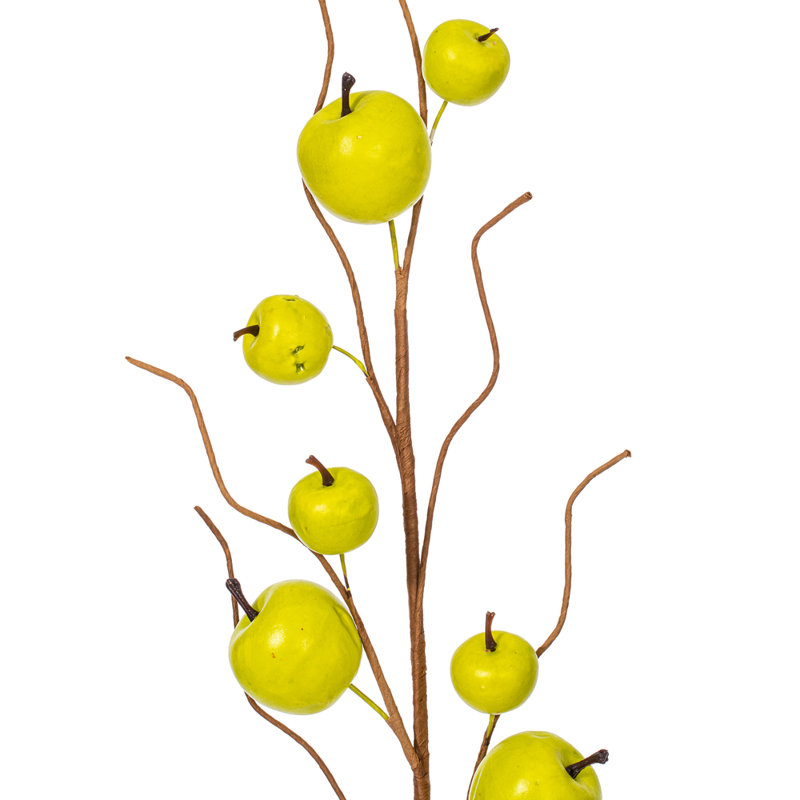 Pomme artificielle 31 po Primrue 3 / sac. Recommandé pour une utilisation à l'intérieur., Vert