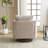 Chenille Living Room Swivel Barrel Accent Chair-1809112801