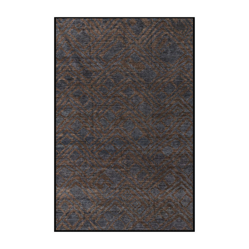 Tapis abstrait moderne 4772, Rectangle 4 pi x 6 pi