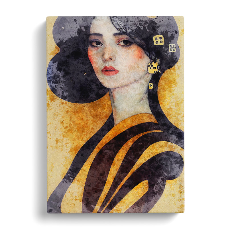Vintage Portrait Of A Woman No.6 - Wrapped Canvas Print, 50cm H x 35cm W x 3cm D