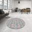 Rose à pois Tapis décoratif-715296429