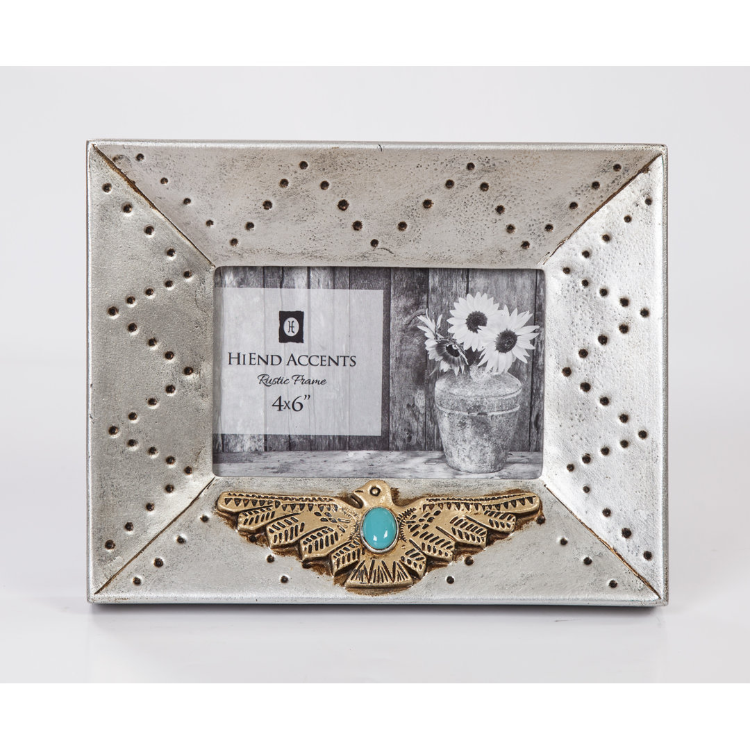 Silver Beaded Picture Frame Paseo Road by HiEnd Accents