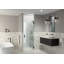 Albedo 25.5 in. x 78 in. Fully Frameless Hinge Shower Door-1542641442