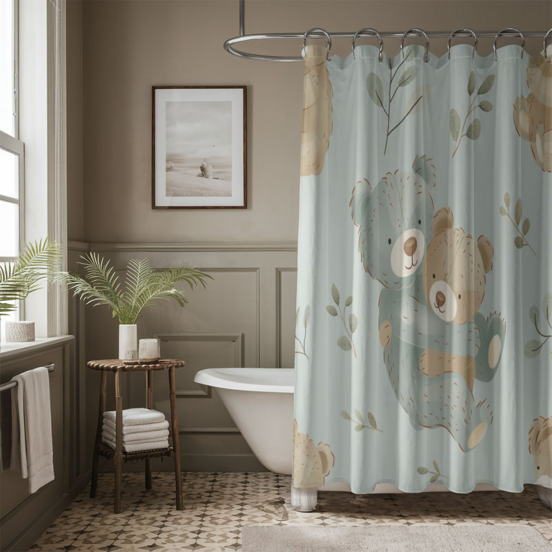 Mama Cub - Rideau de douche 200 Premium, H 74 po x l 71 po