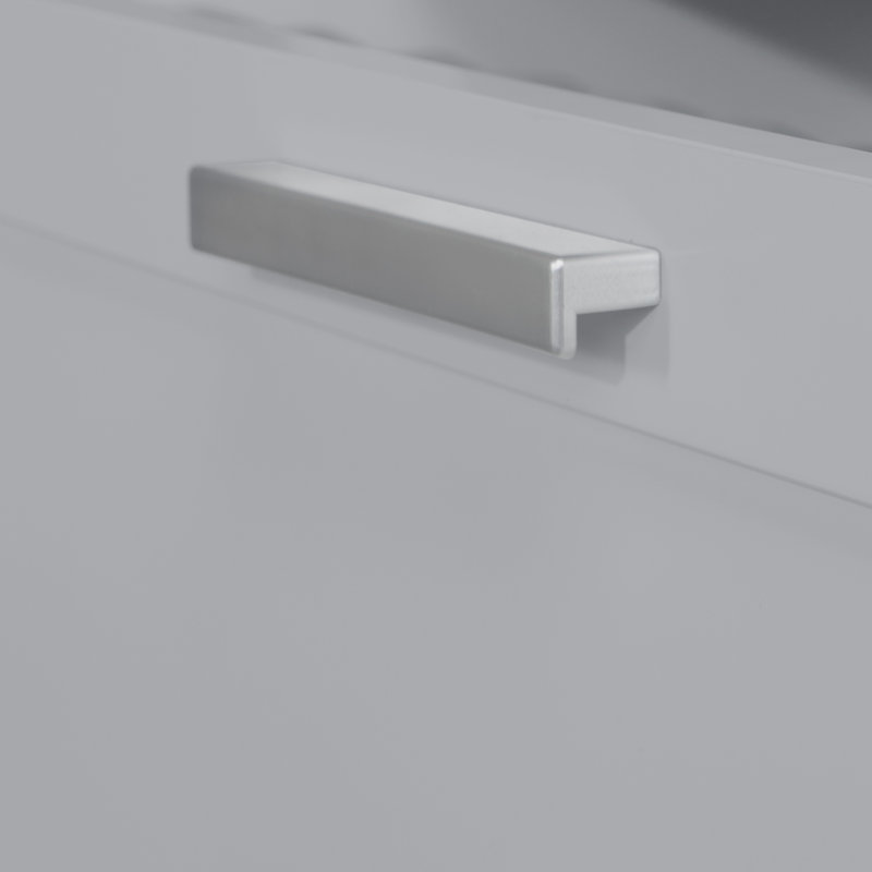 Hamburg Changing Table Dresser, Grey
