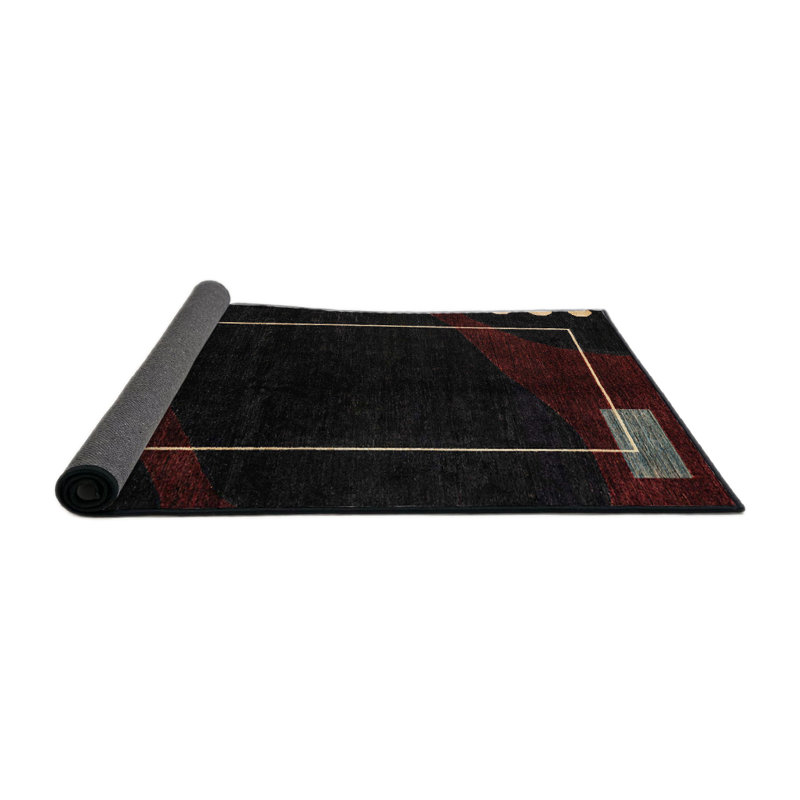 Abstract Indoor Rug, Round 8'
