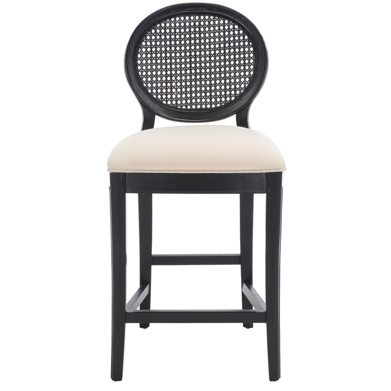 Karlee Counter & Bar Stool, Counter Stool (27" Seat Height), Black