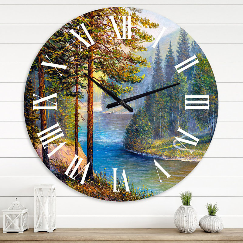 Horloge murale Lake House, Grand