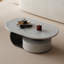 Table basse ovale légère et luxueuse