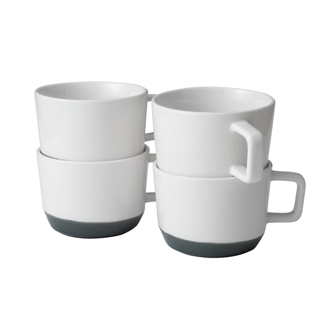 Austin Libbey 17.5-Ounce Large Porcelain Coffee Mug, Set Of 4, Himalayan Salt Pink (Set of 4) Libbey 