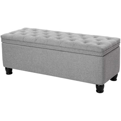 Pleasanton 46.5"" Wide Tufted Rectangle Storage Ottoman -  Alcott HillÂ®, 3D5E945B8CA842179DBA18989789C37B