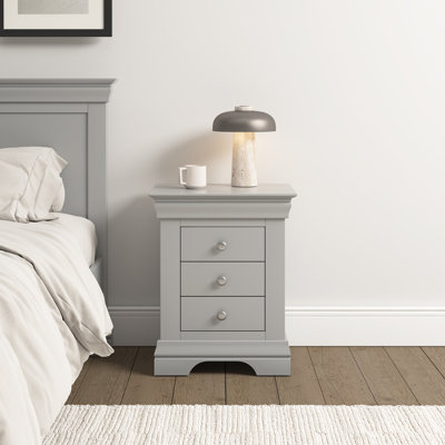 Adaleya 3 Drawer Bedside Chest