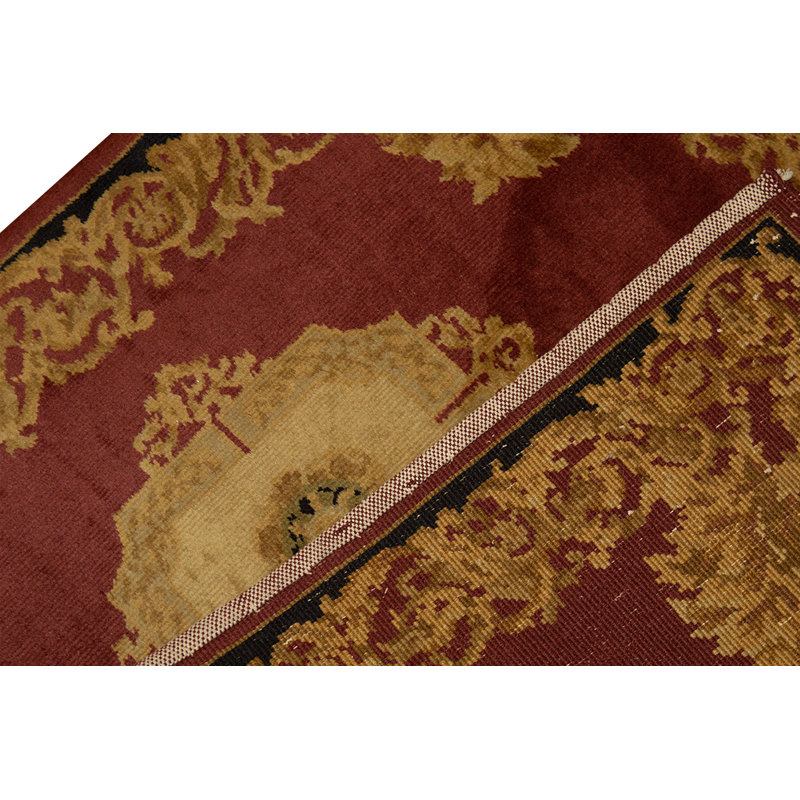 Hand-Knotted High-Quality Red Area Rug