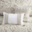 Housse de couette en coton pleine taupe avec une décoration de chenille séduisante 100% charmante-120478252-120478254