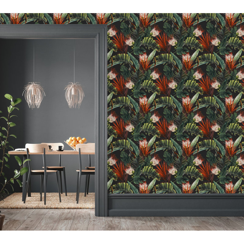 Carreau de papier peint l 25 "Ingulu, L 2,09 pi x L 10,42 pi