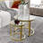 Glass Top Nesting Coffee Table-1406826886