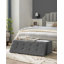 110x38x38cm Linen Upholstered Storage Bench-121935964