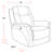 Blynn 35" Upholstered Zero Gravity Power Recliner with Adjustable Headrest Two Pack
