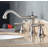 Juno Luxury Dual Handle Deck Mount Long Neck Bathroom Faucet