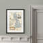 «British Isles Map» par Paul Cezanne - reproduction d'art encadrée-1296080160-1296080175