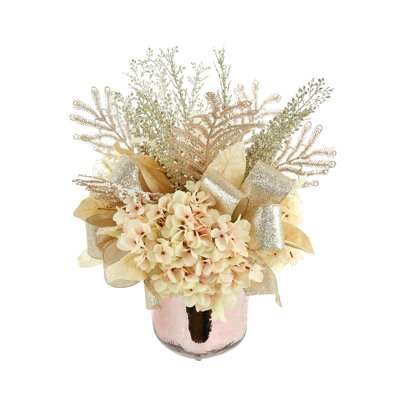 Faux Floral in Pot